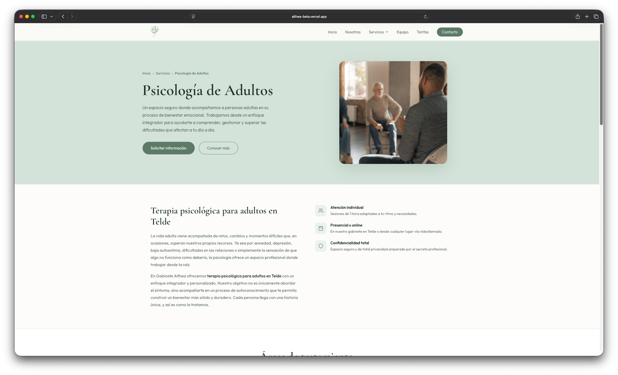 Althea service detail